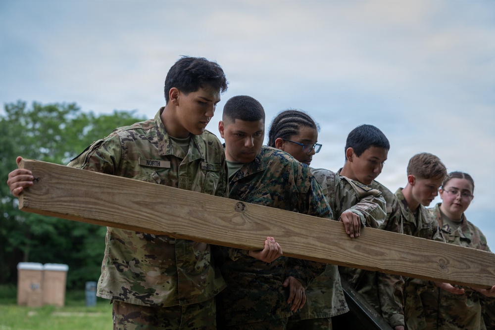 Junction City High School JROTC Cadets Participate in Training at Fort Riley