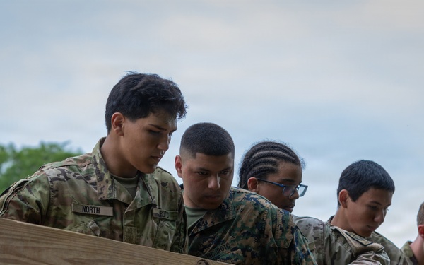 Junction City High School JROTC Cadets Participate in Training at Fort Riley