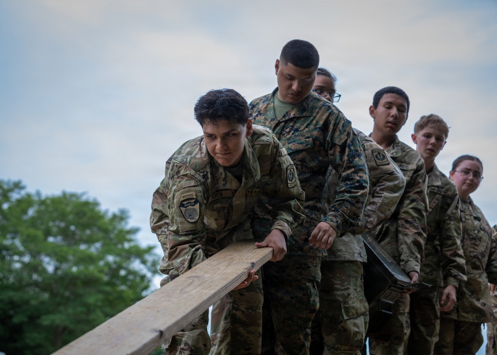 Junction City High School JROTC Cadets Participate in Training at Fort Riley