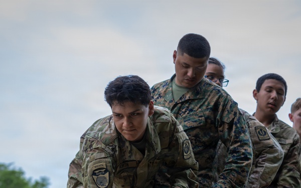 Junction City High School JROTC Cadets Participate in Training at Fort Riley