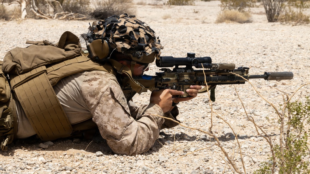 13th MEU BLT 2/4 Conducts a Simulated Sensing Expeditionary Advanced Base Mission