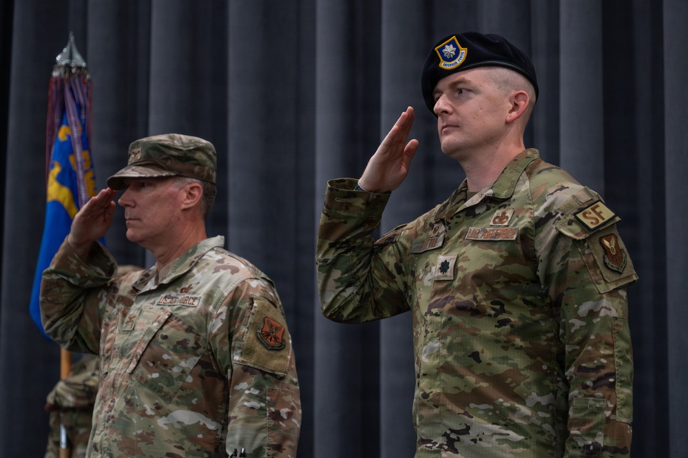 2nd Security Forces Squadron assumption of command ceremony
