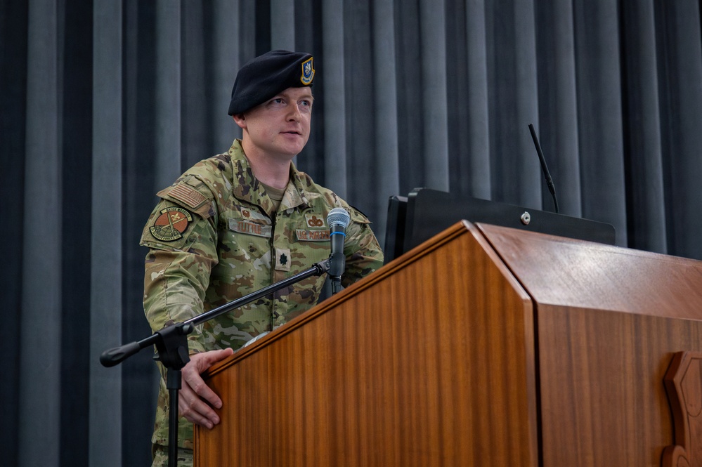 2nd Security Forces Squadron assumption of command ceremony