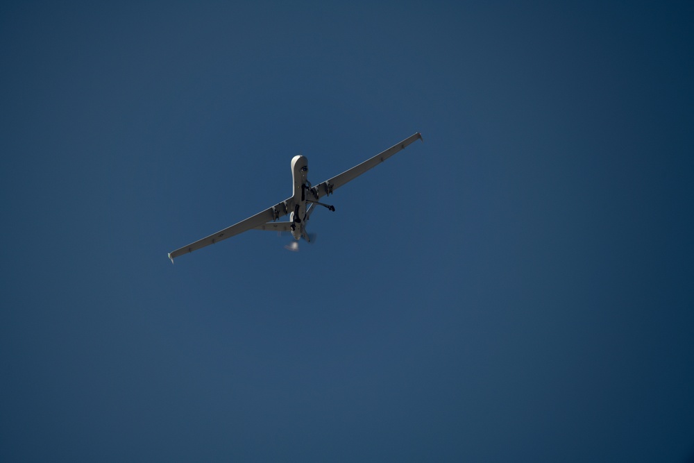 MQ-9 Reaper Aircraft Take-off