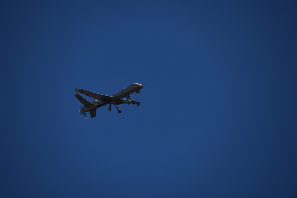 MQ-9 Reaper Aircraft Take-off
