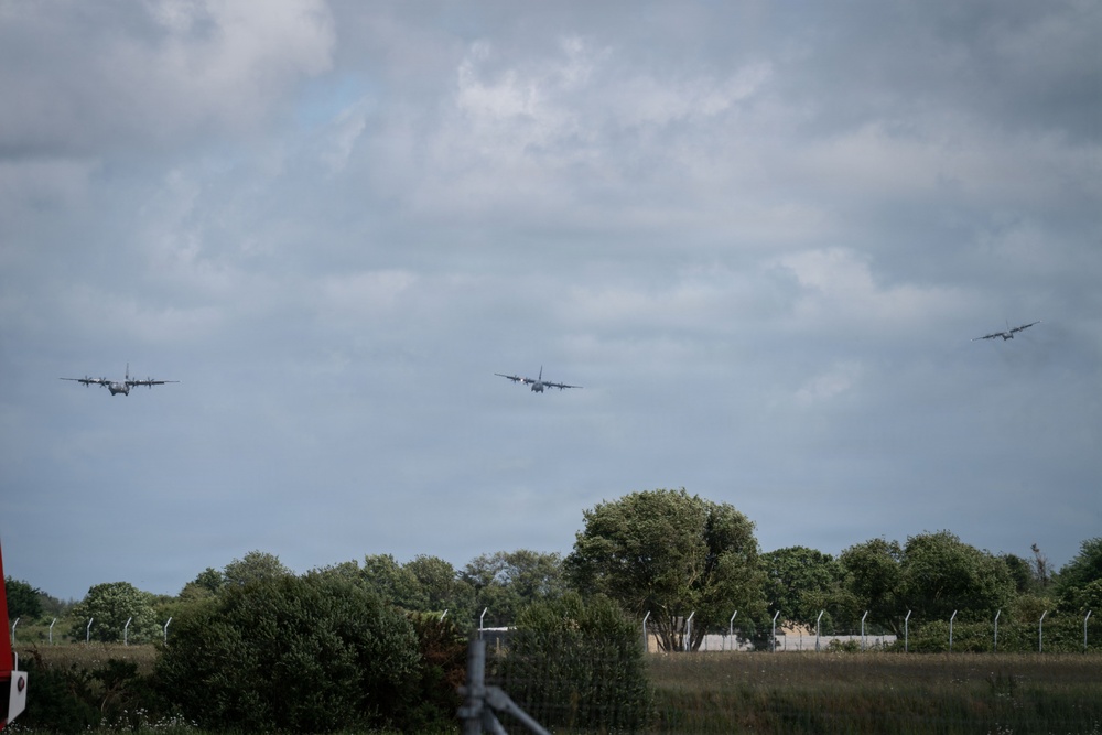 C-130 aircrews support D-Day 82 flyovers and ceremonies