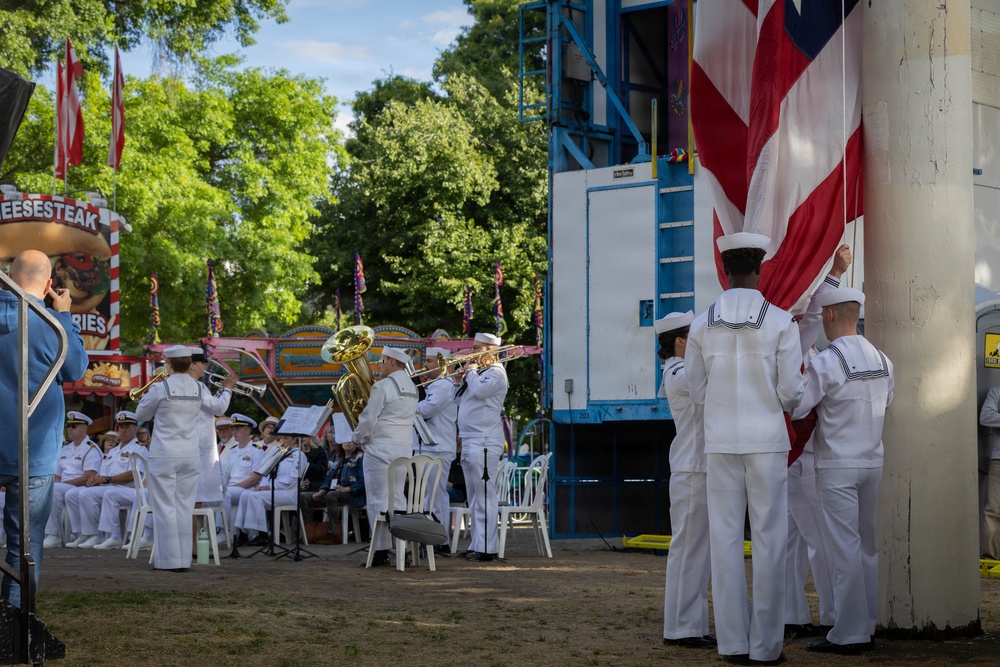 Portland Rose Festival Fleet Week Colors Ceremony
