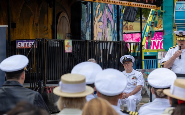 Portland Rose Festival Fleet Week Colors Ceremony