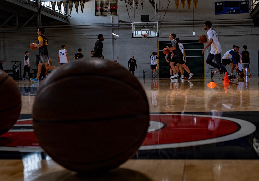 Coast Guard Base Alameda hosts Hoops for Troops event with Golden State Warriors