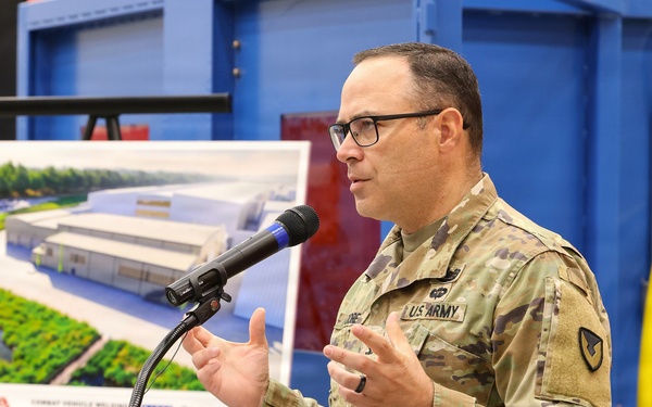 Anniston Army Depot unveils new combat vehicle welding facility
