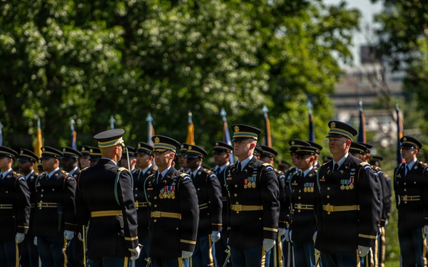 Army Full Honors Arrival for Lt. Gen. Marek Sokołowski, June 2, 2026