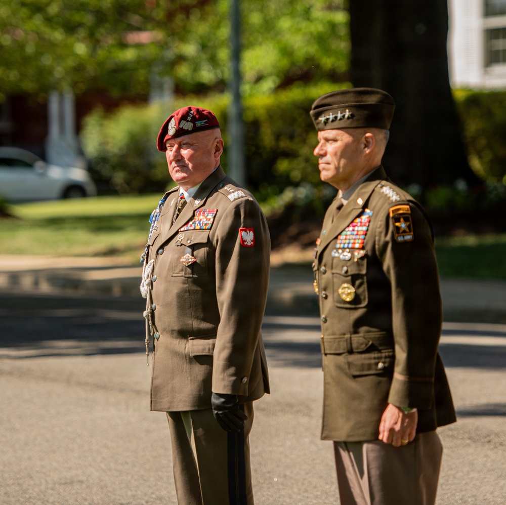 Army Full Honors Arrival for Lt. Gen. Marek Sokołowski, June 2, 2026