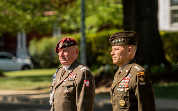 Army Full Honors Arrival for Lt. Gen. Marek Sokołowski, June 2, 2026