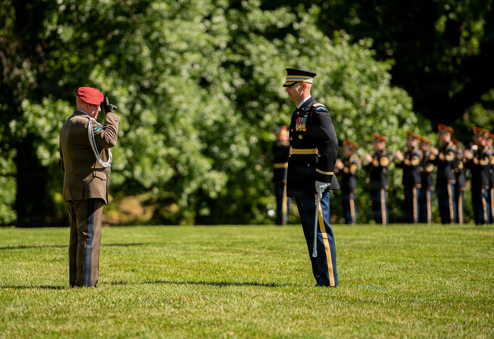 Army Full Honors Arrival for Lt. Gen. Marek Sokołowski, June 2, 2026