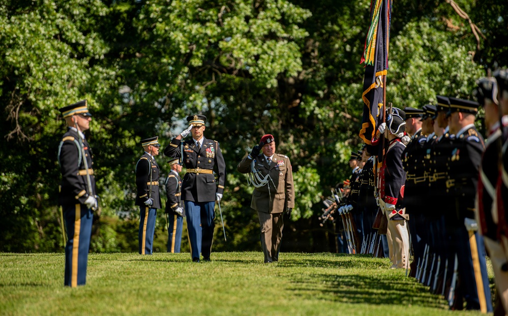 Army Full Honors Arrival for Lt. Gen. Marek Sokołowski, June 2, 2026
