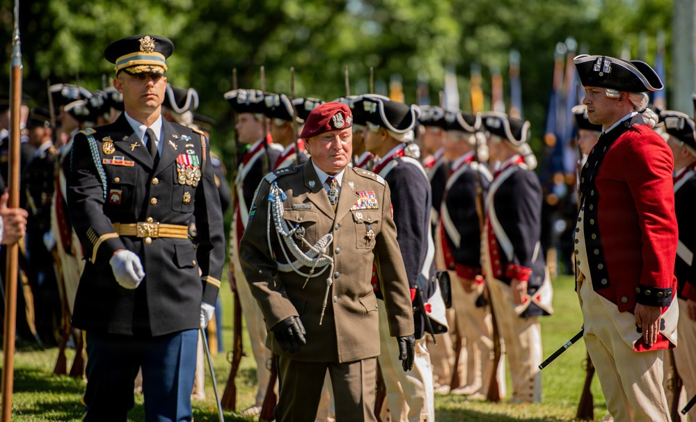 Army Full Honors Arrival for Lt. Gen. Marek Sokołowski, June 2, 2026