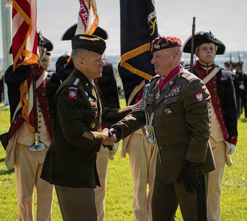 Army Full Honors Arrival for Lt. Gen. Marek Sokołowski, June 2, 2026