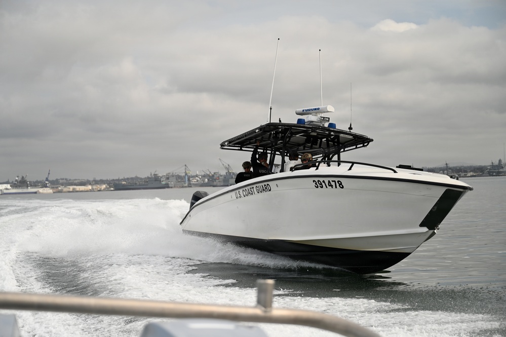 Maritime Safety and Security Team Conducts Pursuit Training Offshore San Diego