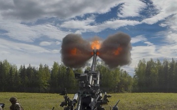 2-377 PFAR Fires M777A2 During Historic RTA Gunnery