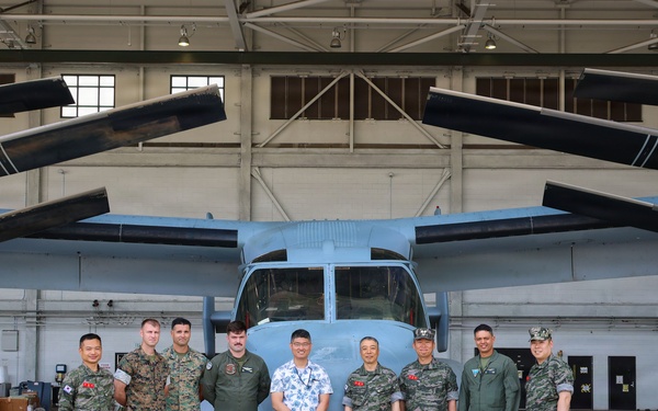 Republic of Korea Marine Corps senior leaders visit MAG-24