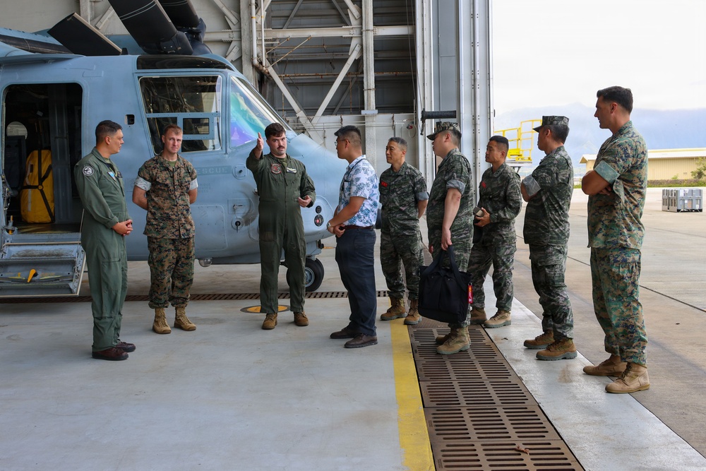 Republic of Korea Marine Corps senior leaders visit MAG-24