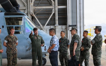 Republic of Korea Marine Corps senior leaders visit MAG-24