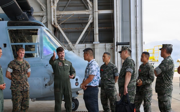 Republic of Korea Marine Corps senior leaders visit MAG-24