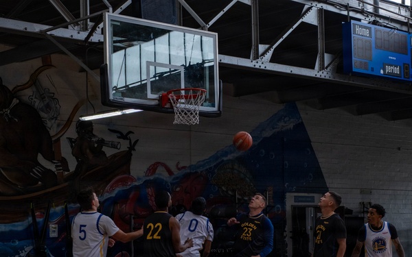 Coast Guard Base Alameda hosts Hoops for Troops event with Golden State Warriors