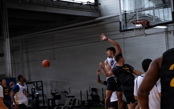 Coast Guard Base Alameda hosts Hoops for Troops event with Golden State Warriors