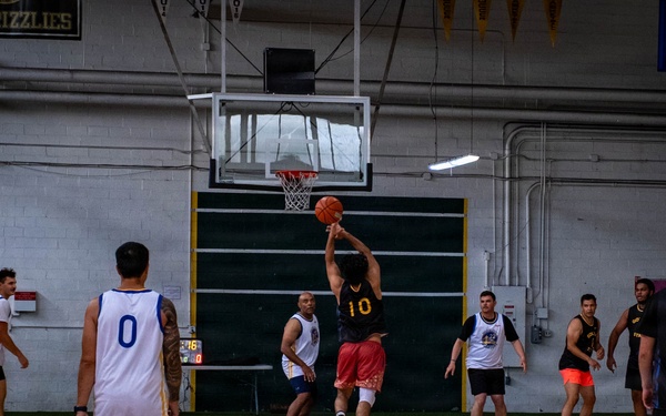 Coast Guard Base Alameda hosts Hoops for Troops event with Golden State Warriors