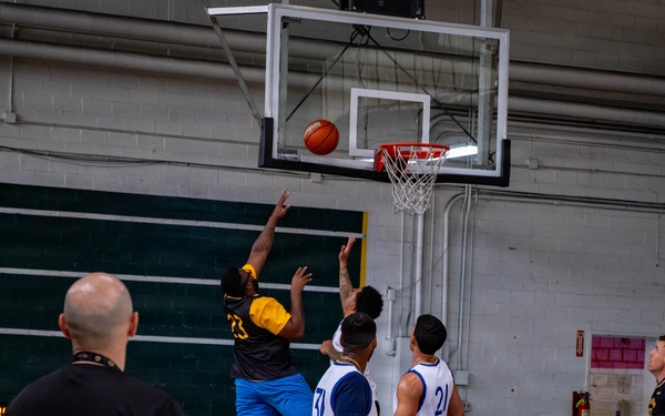 Coast Guard Base Alameda hosts Hoops for Troops event with Golden State Warriors