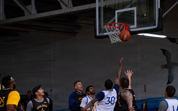 Coast Guard Base Alameda hosts Hoops for Troops event with Golden State Warriors