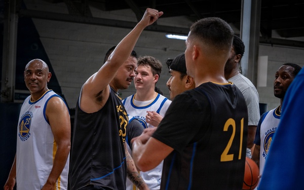 Coast Guard Base Alameda hosts Hoops for Troops event with Golden State Warriors