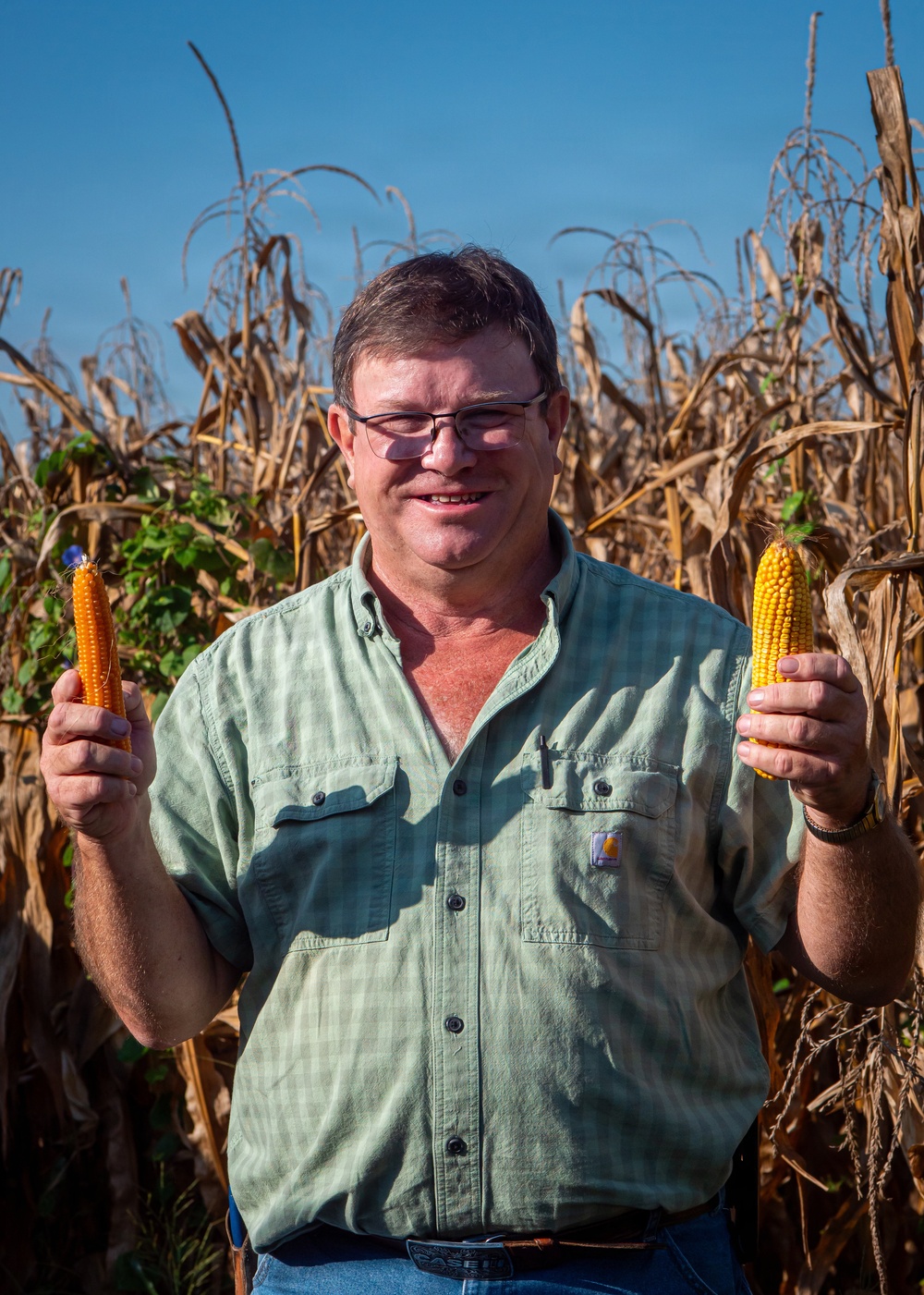 Corn Farmer in Illinois