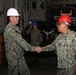 Distinguished Visitors from Expeditionary Strike Group Two visit USS Bataan (LHD 5)