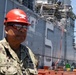 Distinguished Visitors from Expeditionary Strike Group Two visit USS Bataan (LHD5)