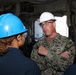 Distinguished Visitors from Expeditionary Strike Group Two visit USS Bataan (LHD 5)
