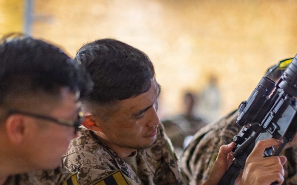 U.S. and Partner Service Members Conduct M4 Familiarization Training During Exercise Regional Cooperation 2026