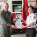 Letter of Appreciation Presentation at the NAF Atsugi Fire Department