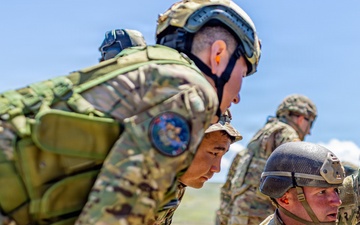 U.S. and Partner Service Members Conduct M4 Familiarization Training During Exercise Regional Cooperation 2026