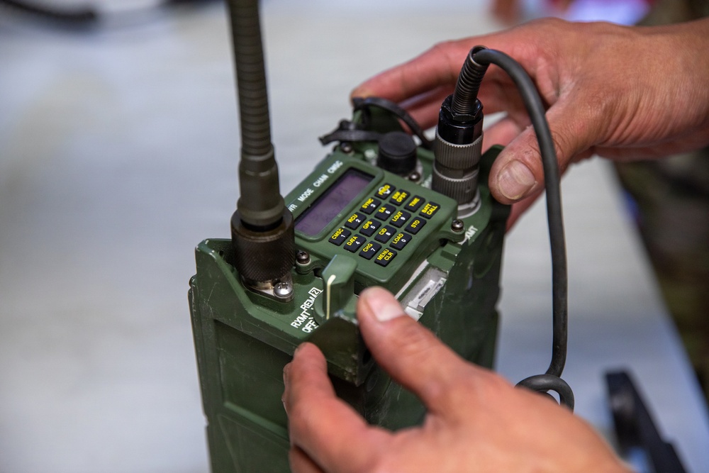 301st Troop Command Soldiers strengthen communications readiness during radio training