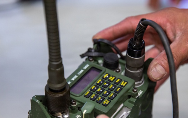 301st Troop Command Soldiers strengthen communications readiness during radio training