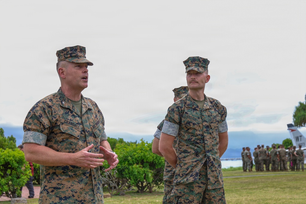 MARFORPAC comptroller chief promoted to master sergeant