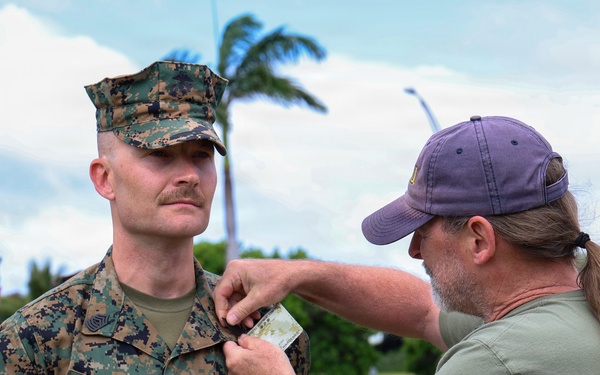 MARFORPAC comptroller chief promoted to master sergeant