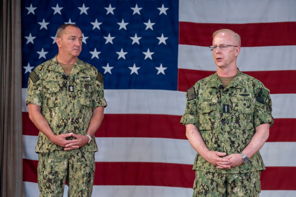 CNO and MCPON conduct all-hands call on Naval Base Kitsap-Bangor