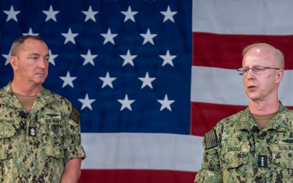 CNO and MCPON conduct all-hands call on Naval Base Kitsap-Bangor