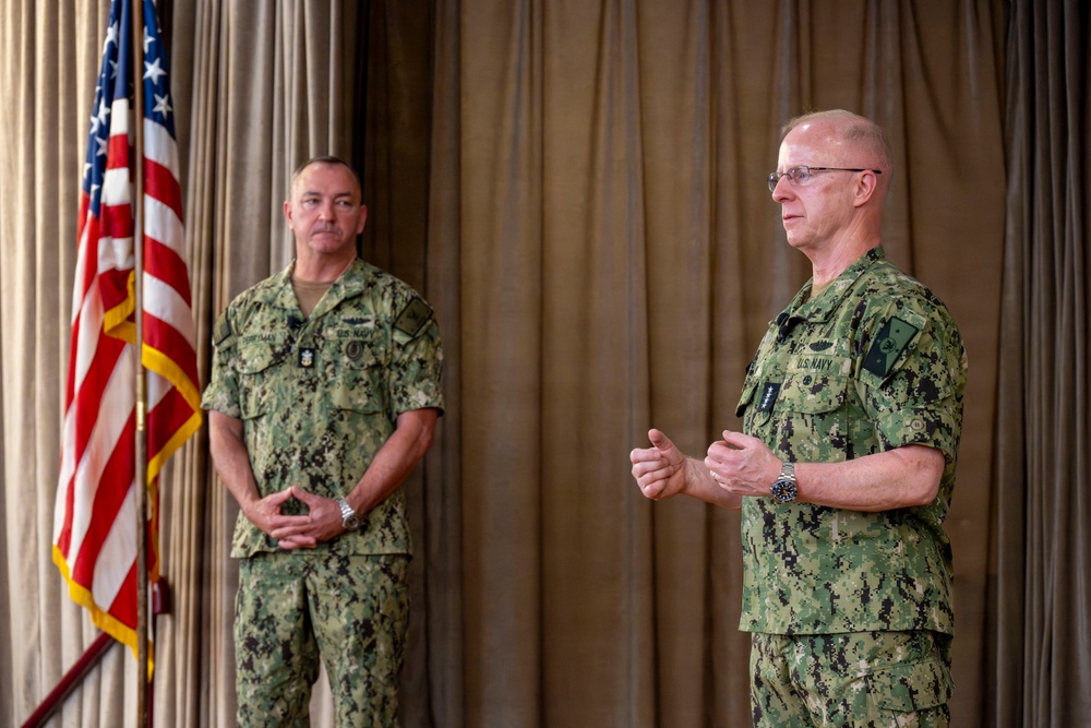 CNO and MCPON conduct all-hands call on Naval Base Kitsap-Bangor