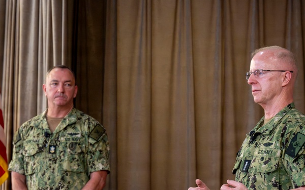 CNO and MCPON conduct all-hands call on Naval Base Kitsap-Bangor