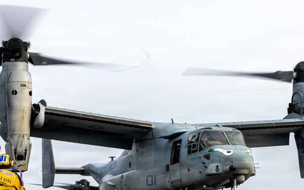 11th MEU Marines, Sailors Conduct Flight Operations Aboard USS Boxer