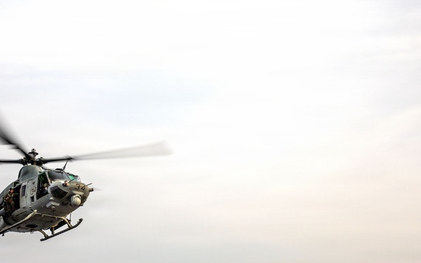 11th MEU Marines, Sailors Conduct Flight Operations Aboard USS Boxer
